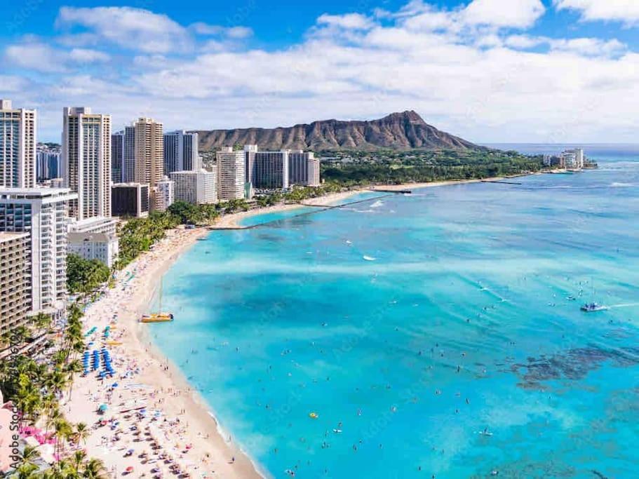 Seashore Waikiki Studio 1 Block From A Beach No Resort Fees Honolulu Exterior foto